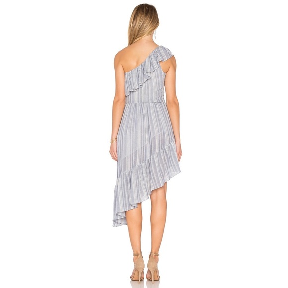 Flirty n Sexy LoveShackFancy One Shoulder Pamela Dress Hard to find style. GUC! - Picture 3 of 7